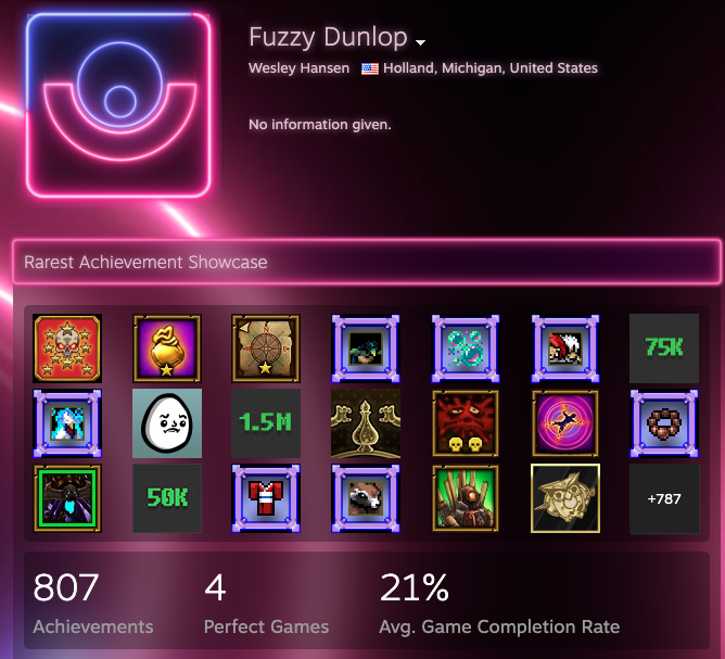Steam Profile
